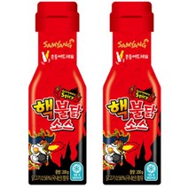 삼양 매운소스 존맛탱 핵불닭소스 스파이시 200g 2개 1세트