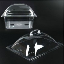 브랜드없음 밧드 돔커버 음식 덮개 커버 뚜껑 1/2 밧드용, 본상품선택