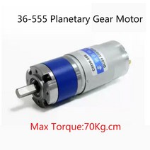 유성 기어 모터 로봇 스마트 홈 자동차 산업 제어 모터 CM36-555 12V 24V DC, 3.1600RPM - 12V with bracket