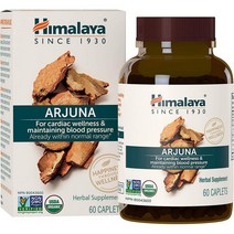 Himalaya Herbal Healthcare 히말라야 Organic Arjuna 아르주나 60캡슐 700mg, 1개