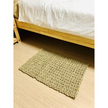 사각 천연 해초 발매트