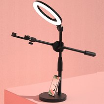 플라이트(E) 수직 항공 촬영 거치대 + 16cm LED조명 세트 FLE-L16, 플라이트(E) 수직거치대+16cm 조명 세트, 블랙, 1세트