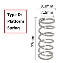 3D프린터부품 메가 16 개 12 8 4 스프링 3D 프린터 부품 CR10 Reprap Ender 3 Anet A8 히트 베드 레벨링, [03] 12pcs, [04] D 23x9x72