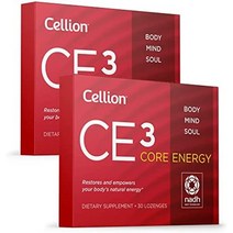 cellion ce3 코어 에너지 나드 보충제는 다른 보충제보다 더 효과적입니다 | 에너지 생산 신진 대사 노화 방지 세포 ATP 개발 성능에 가장 적합 | 비건 30 카운트 20, 30카운트(2개 팩)