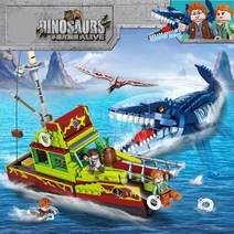 호환블럭 신제품 모사사우르스 탈출 공룡 퀘스트 쥬라기월드 FC3724 호환 창작