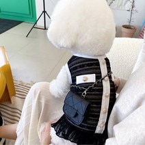 강아지 봄옷 닥스훈트옷 귀여운 애완 동물 캐주얼 착용 개 옷 푸들 테디 비숑 고양이 포메라니안 요크셔 테리어 슈나우저 작은 의류 XS, [04] L, [06] White No bag