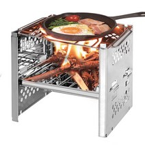 스텐 바비큐장 야외 승강조절 접이식 휴대용 피크닉 BBQ 그릴 캠핑버너 캠핑 화로대 미니 화로 바베큐 그릴, 곡선 그물