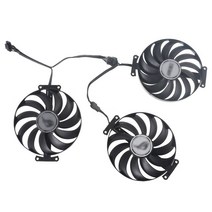 냉각 팬 7Pin 95MM for ASUS ROG STRIX RTX 3060 Ti 그래픽 카드 GPU 쿨러 CF1010U12S, 04 complete set