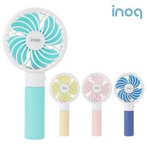 이노크아든 핸디형 미니 손 선풍기 / 4단풍속 4엽날개, 옐로우