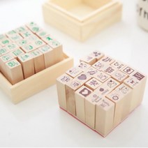다꾸스탬프 고양이 캐릭터 다이어리꾸미기 나무스탬프, 1통, 다꾸 나무스탬프 - 러브