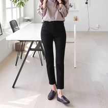 수비진 여성용 허리스판 슬림 배기 청바지 SP175