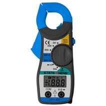 클램프미터 디지털 전기 테스터기 ANENG-미니 클램프 미터 KT87N 400A Amp 멀티미터 대형 컬러 스크린 전압 테스터 정전용량 메가, [02] Grey