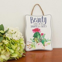 꽃집데코 벽면꾸미기 일러스트액자 셀프웨딩소품, 레드꽃선인장