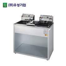 우성 EFS20 2구 분체 전기튀김기 220V 주문제작상품 사전문의 6KW, 기본