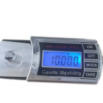 상업용 산업용 측정기구 저울 20g 0.001g LCD 디지털 밀리그램 그램 포켓 스케일 미니 전자 다이아몬드 보, 한개옵션0