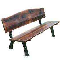 의자 나무 야외 벤치 테라스 정류장 전원 조립식 정원 공원 단단한 방부제, T