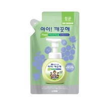 아이깨끗해 리필 (청포도) 450ML, 옵션1 - 기본포장 (박스or비닐포장) (+0원)