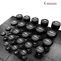 [동화스포츠] 바디포스 TPU 우레탄 10각 3kg~50kg 덤벨 홈짐 헬스장 아령, 45kg, 1개