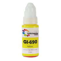 캐논 GI-690 호환잉크 G2600 G3600 G4600 G1690, 4. 노랑호환잉크, 1개