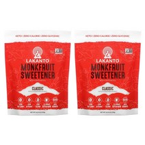 라칸토 몽크푸르트 몽크프룻 나한과 스위트너 에리스리톨 클래식 235g x2팩 설탕대체