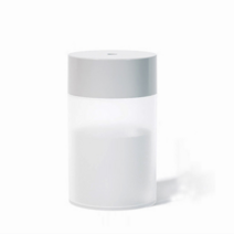 260ML USB 초음파 가습기 LED 미니 에센셜 오일 디퓨저 미스트 메이커 (로맨틱 라이트 포함), White_CN