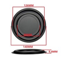 홈시어터스피커 TV 블루투스스피커 사운드바 40-95mm 오디오 베이스 다이어프램 수리, 58mm
