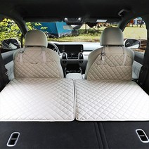 루젠 캠핑 차박 차량용 평탄화매트 확장보드, 걸이식 보드 운전석 쪽 610x430, 다크브라운