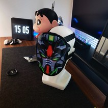 LED마스크 커스터마이징 할로윈마스크 사이버틱 멋있는 할로윈 파티 가면 간지, WiFi 버전[사진/동영상 업로드 가능]