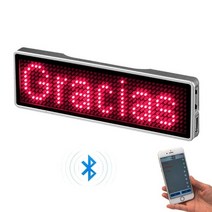 LED전광판 옥외led전광판 차량용 미니 소형 글자만들기 23cm bluetooth 컵, 파란색 텍스트