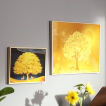 미드센 골드트리 프레임 황금나무 3가지 사이즈 액자 개업 집들이 행운 기원 선물 금전운 돈들어오는 재물운 그림, 나이트