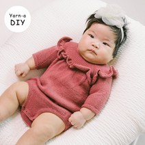 야나 [DIY패키지][니팅 포 올리브] 메리노 러플 롬퍼 & 드레스(+인쇄도안) 니팅포올리브 아기옷뜨기 유아옷만들기 대바늘뜨개 diy키트 대바늘 뜨개질, 메리노 6볼, 카라멜