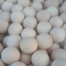 무구멍우든볼(50g)/무구멍나무구슬/구멍없는나무구슬, 10mm