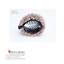 포타로사 [POTAROSA]크리스탈 비즈 6.5cm 린다 집게핀