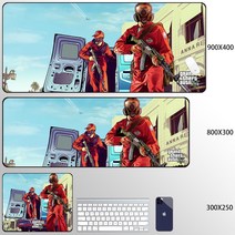 그랜드 테프트 오토 GTA 5 게이밍 마우스 장패드, R + 800X300mm