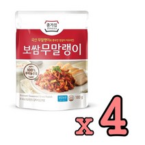 종가집 보쌈 무말랭이 180g x 4 Bossam dried radish, 단품