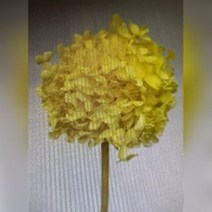뉴 프리저브드 수국 수입수국 미니수국 ( 노랑 중국 ) 풍성한 DIY꽃 인테리어 장식 말린꽃 고급프리저브드 프리미엄수국 핸드메이드수국