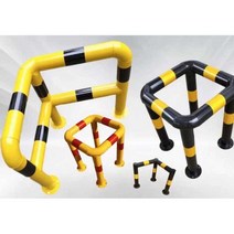 소화전 모서리 보호대 코너 펜스 기둥 볼라드 주차장, L형76x500x500x600x1.5