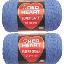 Bulk Buy: Red Heart Super Saver (2-Pack) (Light Periwinkle 7 oz Each Skein), 1