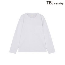 [TBJ] 남성 포켓 롱슬리브 티셔츠_오프화이트