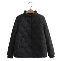 유블리 여성 퀄팅 누빔 경량 패딩