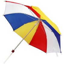 [동화오피스] 5000 색동우산 수동 - 무지개우산 응원우산 미니우산