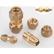 동링직 동파이프 연결 부속 보일러 배관부속, 로즈레드미터법농축10x10mm