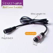 목재톱마운트 전원 공급 장치 포함 10*30 도트 레이저 모듈 빔 로케이터 포인터 마킹 기계 산업용 빨간, 04 GB Adapter_01 Set Dot10x30