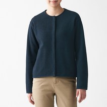 무인양품 MUJI 여성 니트 플리스 가디건 BBJ08A0A