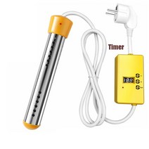 돼지꼬리히터 전기 보일러 순간 온수기 3000W 110V220V 전기 히터 보일러 물 발열체 휴대용 침수 서스펜션, 03 Upgrade Yellow