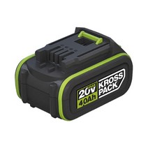 웍스 WORX PRO 충전 배터리 20V 4.0Ah 밧데리 리튬이온 그린라인 쟌량표시, 프로 20V4.0AH배터리