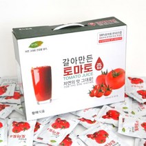 진한 갈아만든 대추 방울 토마토 토마토즙 100ml 50포