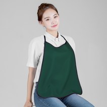 오투라이프에이프런 손님용 앞치마 - 스토퍼(목끈조절), 그린, 1개