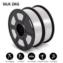 노트북 외장 그래픽카드 외장형 3D 펜 필라멘트 PLA 3D 프린터 gohigh 2 롤 petg pla 실크 3d 인쇄 1.75mm 크리 에이 티브 모델 소재 3d amp, 실크 화이트 2kg, 협력사