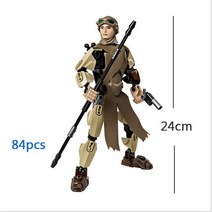 빌딩 블록 장난감 호환 기린 장고 보바 펫 Chewbacca Rey K2SO, Rey 605-1